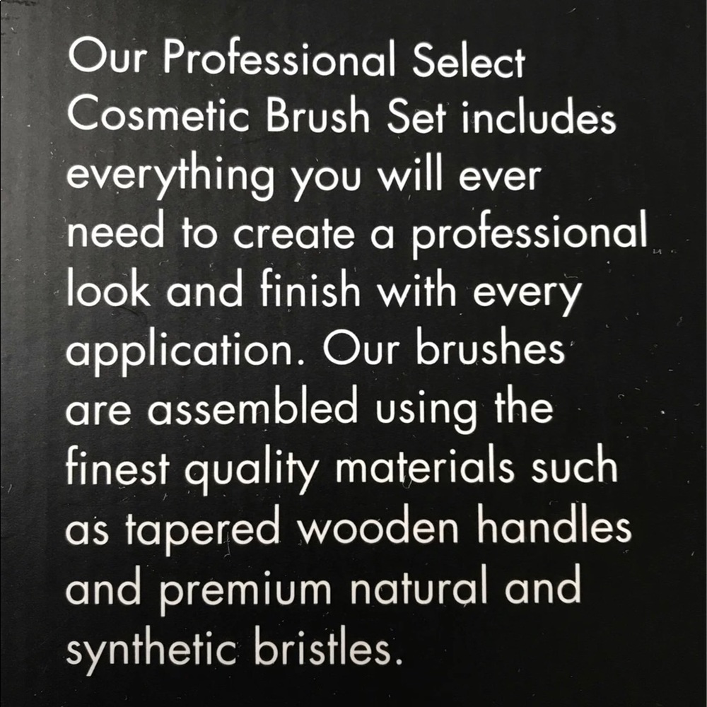 Borghese Professional Cosmetic Brush Set w/ Bag - Picture 3 of 7